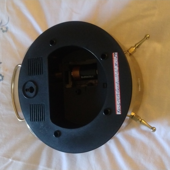 Vintage Walt Disney Lorus Quartz Mickey Mouse Silver Bell Clock - Picture 5 of 8